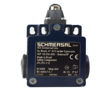 Chave Fim Curso Metálico Pino Roldana Aço Rap 1NA+1NF ZR25511Z Ace Schmersal 018.111