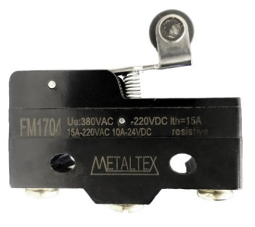 Chave Fim De Curso Metaltex Fm1704 15a 220v Com Roldana 018.402