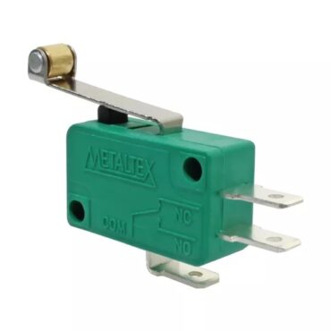 Micro Chave NS0-060D com Haste Longa e Rolete 10A Metaltex 018.411