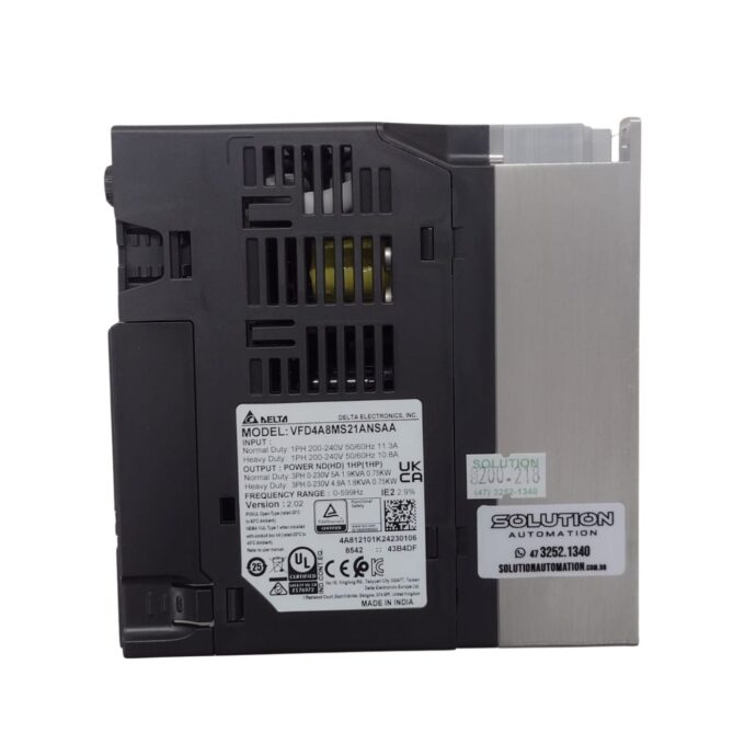 INVERSOR MS300 1HP 230V 1F-C/STO VFD4A8MS21ANSAA 200.218