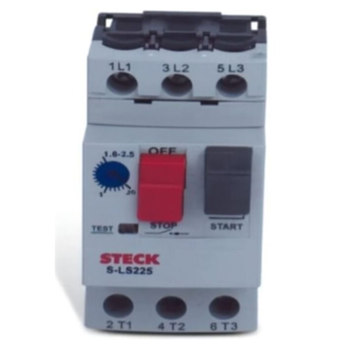 Disjuntor Motor Trifásico 1,6-2,5a Sls2251b Steck 003.127