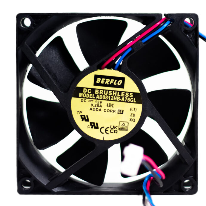 VENTILADOR MINI 80X80X25 12VCC AD0812HBA76 711 005.076