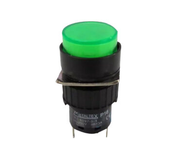 BOTÃO PULSO ILUM 220VCA VERDE P16-BR2-G2 MTX 008.078