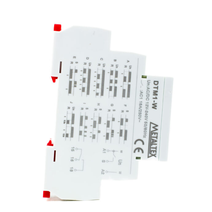 RELE TEMP MULTI 0,1SEG A 240HRS 12-240VCA/CC DTM1-W I21714 025.276