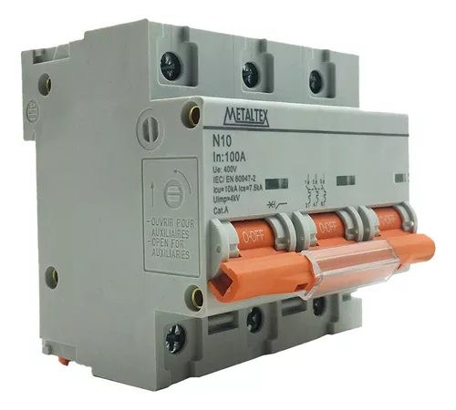 MINI DISJUNTOR 10KA 3 POLOS 100A N10-3P100 I19433 004.071