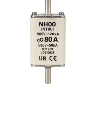 FUSIVEL NH00 80A U/R 500V 120KA 106.113