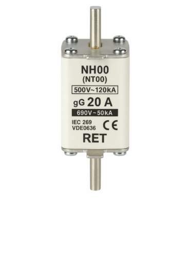 FUSIVEL NH000 20A 500V 120KA RET FUS NH000 20A RET 106.031