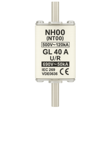 FUSIVEL NH000 40A 500V 120KA RET 106.035