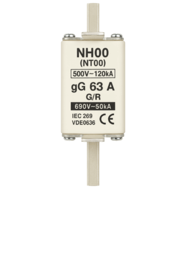 FUSIVEL NH000 63A 500V 120KA GL U/R 106.048