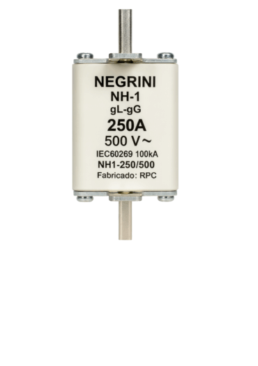FUSIVEL NH01 250A RET 500V 120KA *FUS NH01 250A RET 106.160