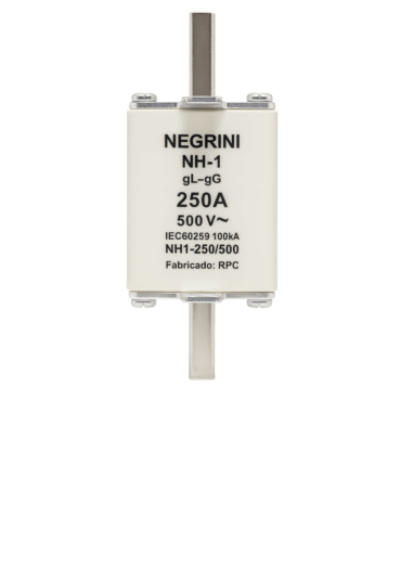 FUSIVEL NH01 250A RET 500V 120KA *FUS NH01 250A RET 106.183