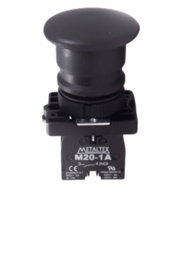 BOTÃO EMERGENCIA PULSO PRETO P20AMR-B-1A I23265 011.064