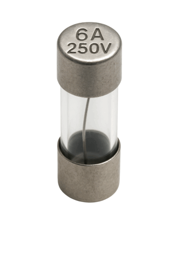 FUSIVEL DE VIDRO  6X32 RAP 6A 250V V-3AGKF 6A 250V DEKFUSE 047.028