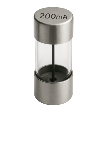 FUSIVEL DE VIDRO 6X32 RAP 200MA 250V V-3AGKF200MA250V DEKFUSE 047.017
