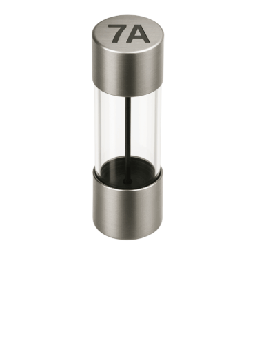 FUSIVEL DE VIDRO 7A 5X20 RAP 7A 250V V-20AGKF 7A 250V 047.010