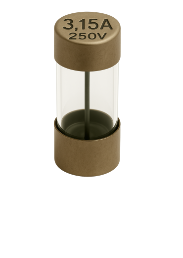 FUSIVEL DE VIDRO 5X20MM 3,15A 250V V-20AGKF 3,15A 250V 047.005