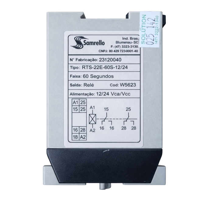 RELE TEMP 60S RTS-22E-60S 12V/24VCA/VCC 5623 025.142