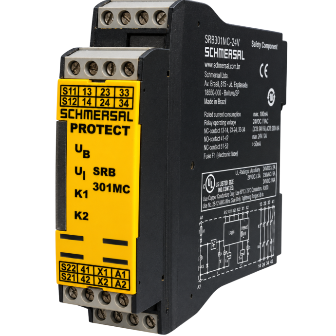 RELE SEGURANÇA SRB 301MC-24V 13625403 023.057