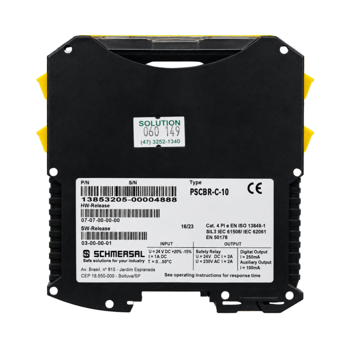 CONTROLADOR LOG PROGR SEG NA TENSAO PSCBR-C-10 136532 060.149