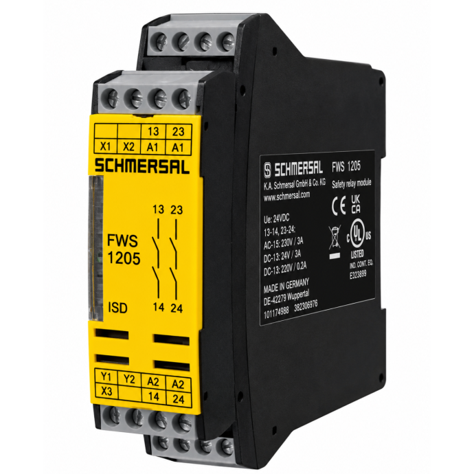 RELE SEGURANÇA FWS 1205C-24VDC 194346 023.095