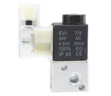 VALVULA 3/2 VIAS 1/8 24VCA 3V1-06 AC24V 500.1012