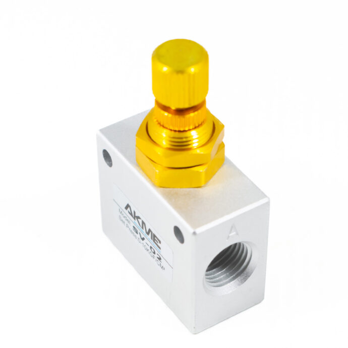 VALVULA CONTROLE FLUXO RETA 1/4″ SV-02 500.110