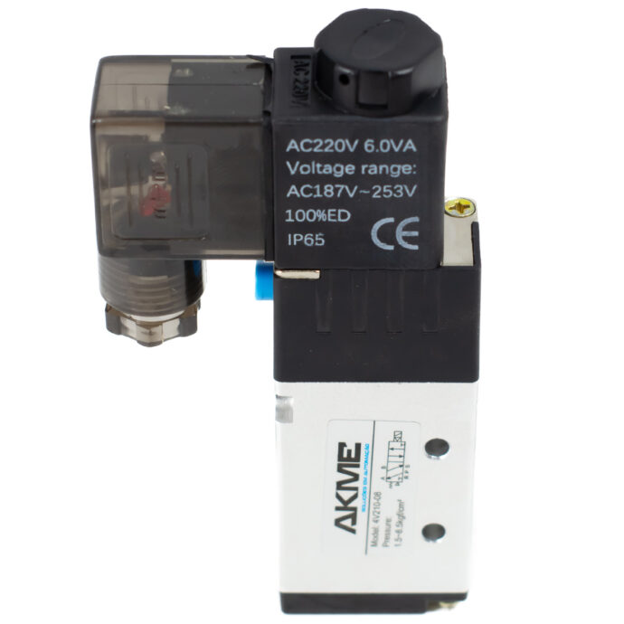 VALVULA S SOL 5/2 1/4″ BSPP 220VAC AV20-08AC220V 500.311