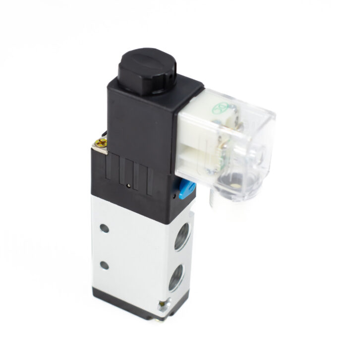 VALVULA S SOL 5/2 1/4″ BSPP 24VCC E4V210-08 DC24V 500.312