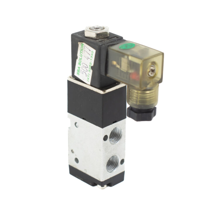 VALVULA SOL 3/2 VIAS 1/8 24VCC 3V110-06-24VCC PEC 500.477