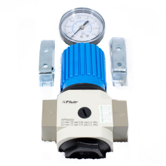 REGULADOR PRESSAO 1/2 + SUP + MANOMETRO APR4000 500.504