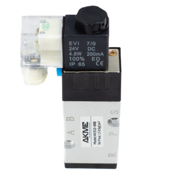 VALVULA S.SOL. NAMUR 5/2VIAS 1/4BSPP 4V310-08BDC24VCC 500.680