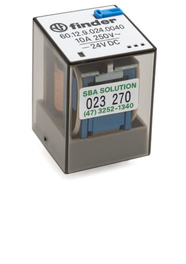 RELE OCTAL FIX.BASE 2 REV.24 VDC 601290240040 023.270