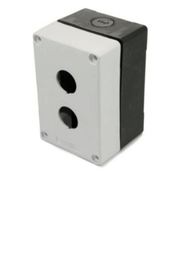 CAIXA PLASTICA 2 FURO CINZA 22MM B2FTC 028.030