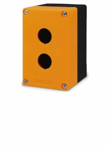 CAIXA PLASTICA 2 FUROS 22MM TAMPA AMARELA 1203201 028.075