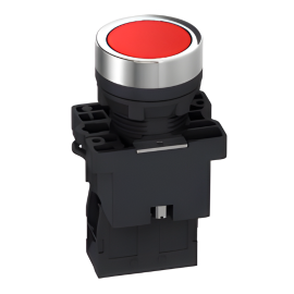 BOTÃO LUMINOSO VERMELHO 1NA 24V 008.333