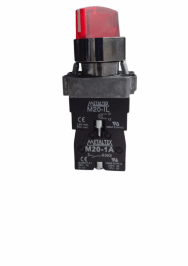 CHAVE SEL ILUM 2P 220V 1NA S/RETORNO VM M20ICR2-R-1A 012.065