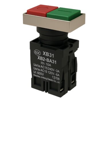 BOTAO DUPLO LUMINOSO VERDE/VERMELHO 24V NA+NF 008.343