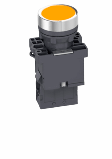 BOTÃO LUMINOSO LARANJA 1NA 24V 008.334