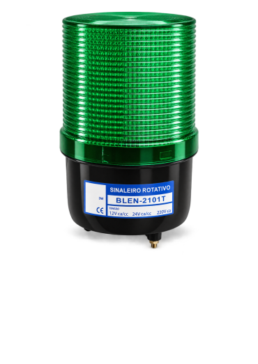 BLEN-2101T/G VERDE SINALEIRO MULT-EMISS.LED ROT.PISCNT FX 5837 006.099