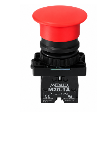 BOTÃO EMERGENCIA COG 22MM VM P20AMR-R-1A 011.052