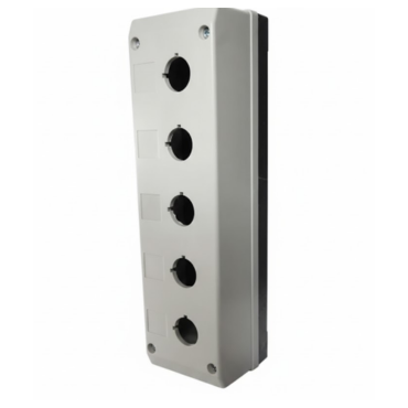 CAIXA PLASTICA BOTAO 22MM 5 FUROS CZ TN2-B5 I14018 028.011