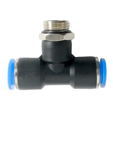 TEE MACHO CENTRAL 8MMX1/4″ BSPP PB08G02 500.651