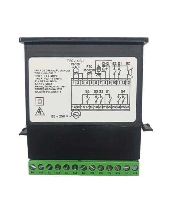 CONTROLADOR DIG TEMP C/ TEMP INV-YB -YB1-11-M-H 19054 025.093