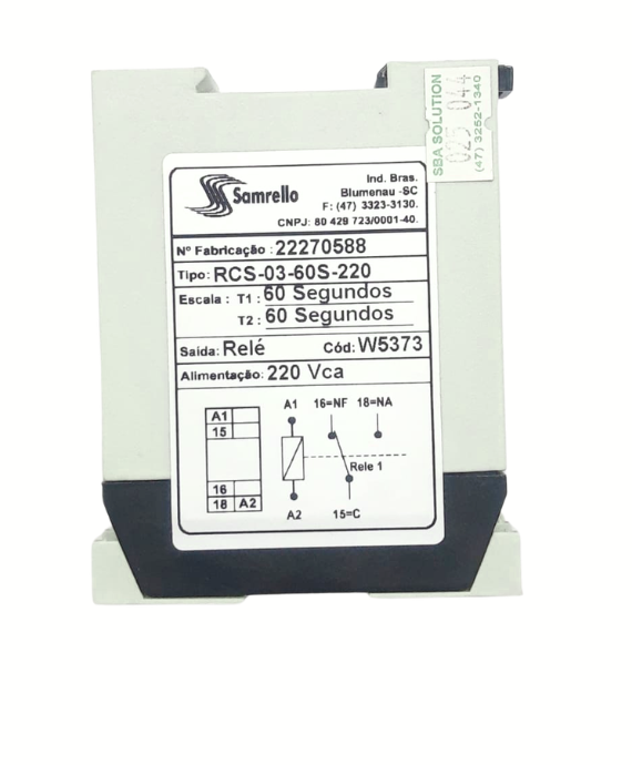 RELE CICLICO RCS-03-60S-220 220VCA/60HZ 5373 025.044