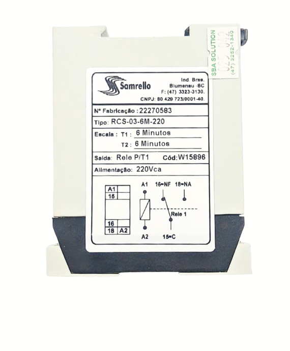 RELE CICLICO RCS-03-6M-220 ALIM.220VCA/60HZ 15896 025.042