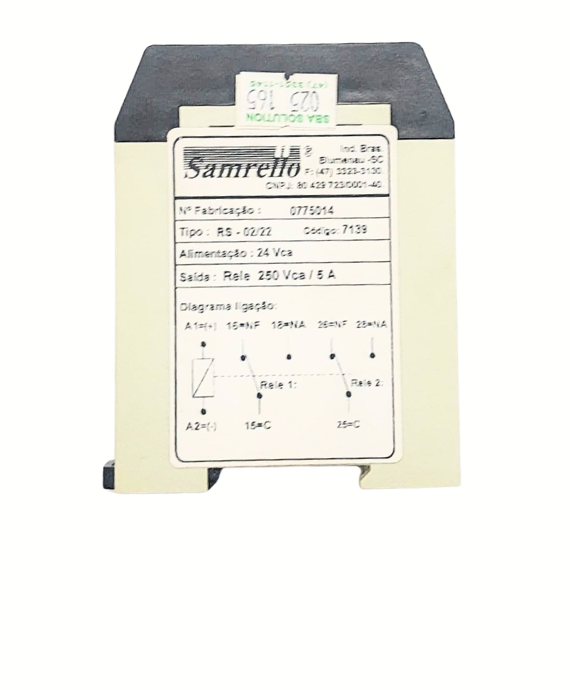 RELE INTER FACE 24VCA RS-2/22 SAM 025.165