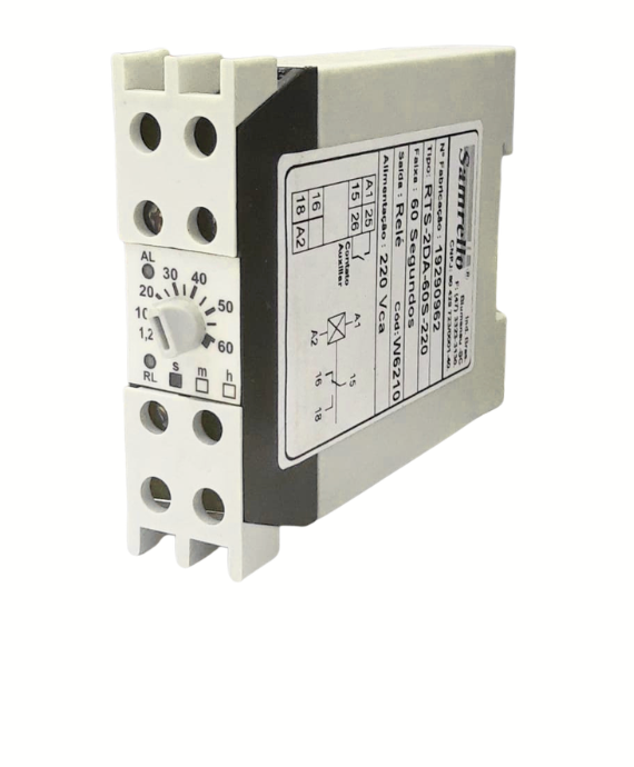 RELE TEMP 60S 220VCA RTS-2DA BOTÃO PARTIDA 6210 025.217