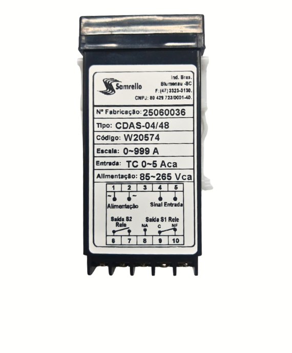 CONTROLADOR DIGL CORRENTE CDAS-04/48 20574 098.020