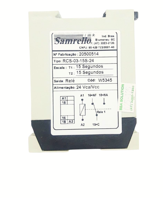 RELE CICLICO RCS-03-15S-24 ALIM 24VCC/VCA T1/T2 5345 025.125