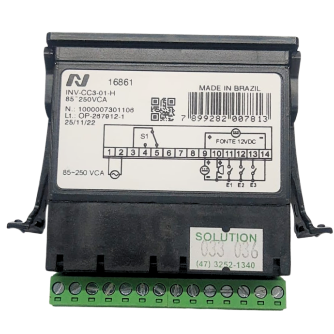 AMPERIMETRO DIG INV-98 98102 220VCA 7628 033.036